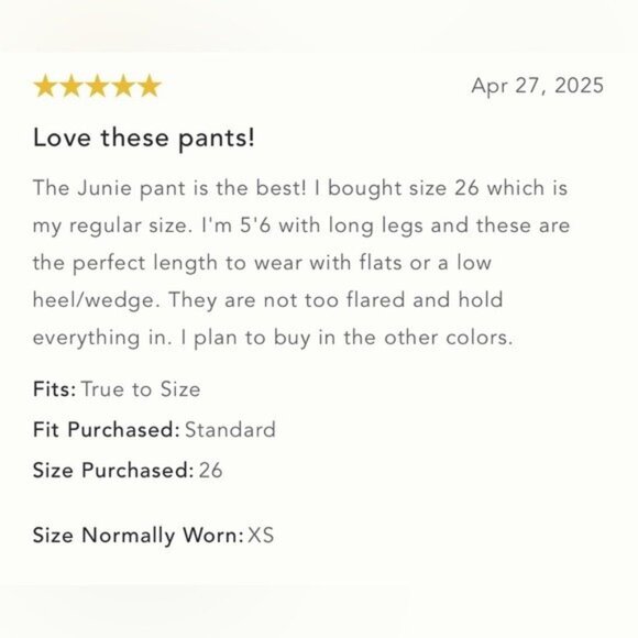 NWT Size 34 - Maeve The Junie High-Rise Flare Pants : Magic Fabric (NWT US$ 138) - Picture 8 of 16